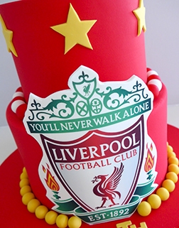 Liverpool fc birthday cake
